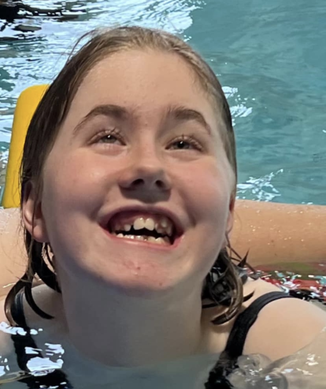 Girl swimming